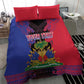 Personalised Haitian Heritage Month Bedding Set Coat Of Arms With Dashiki Pattern