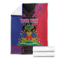 Personalised Haitian Heritage Month Blanket Coat Of Arms With Dashiki Pattern