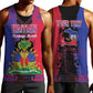 Personalised Haitian Heritage Month Men Tank Top Coat Of Arms With Dashiki Pattern