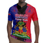 Personalised Haitian Heritage Month Rugby Jersey Coat Of Arms With Dashiki Pattern