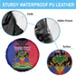 Personalised Haitian Heritage Month Spare Tire Cover Coat Of Arms With Dashiki Pattern