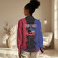 Personalised Haitian Heritage Month Women Casual Shirt Coat Of Arms With Dashiki Pattern