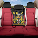 Personalised First Empire Of Haiti Back Car Seat Cover Coat Of Arms Sporty Style
