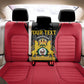 Personalised First Empire Of Haiti Back Car Seat Cover Coat Of Arms Sporty Style