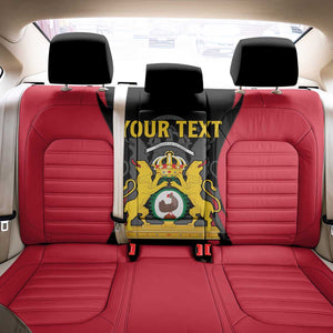 Personalised First Empire Of Haiti Back Car Seat Cover Coat Of Arms Sporty Style