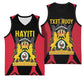 Personalised First Empire Of Haiti Basketball Jersey Coat Of Arms Sporty Style - African Pride