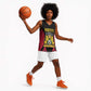 Personalised First Empire Of Haiti Basketball Jersey Coat Of Arms Sporty Style - African Pride