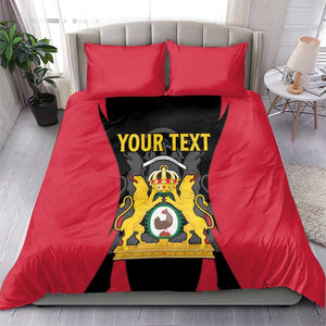 Personalised First Empire Of Haiti Bedding Set Coat Of Arms Sporty Style