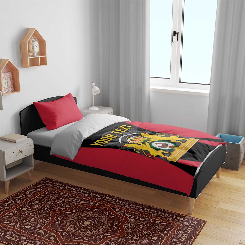 Personalised First Empire Of Haiti Bedding Set Coat Of Arms Sporty Style
