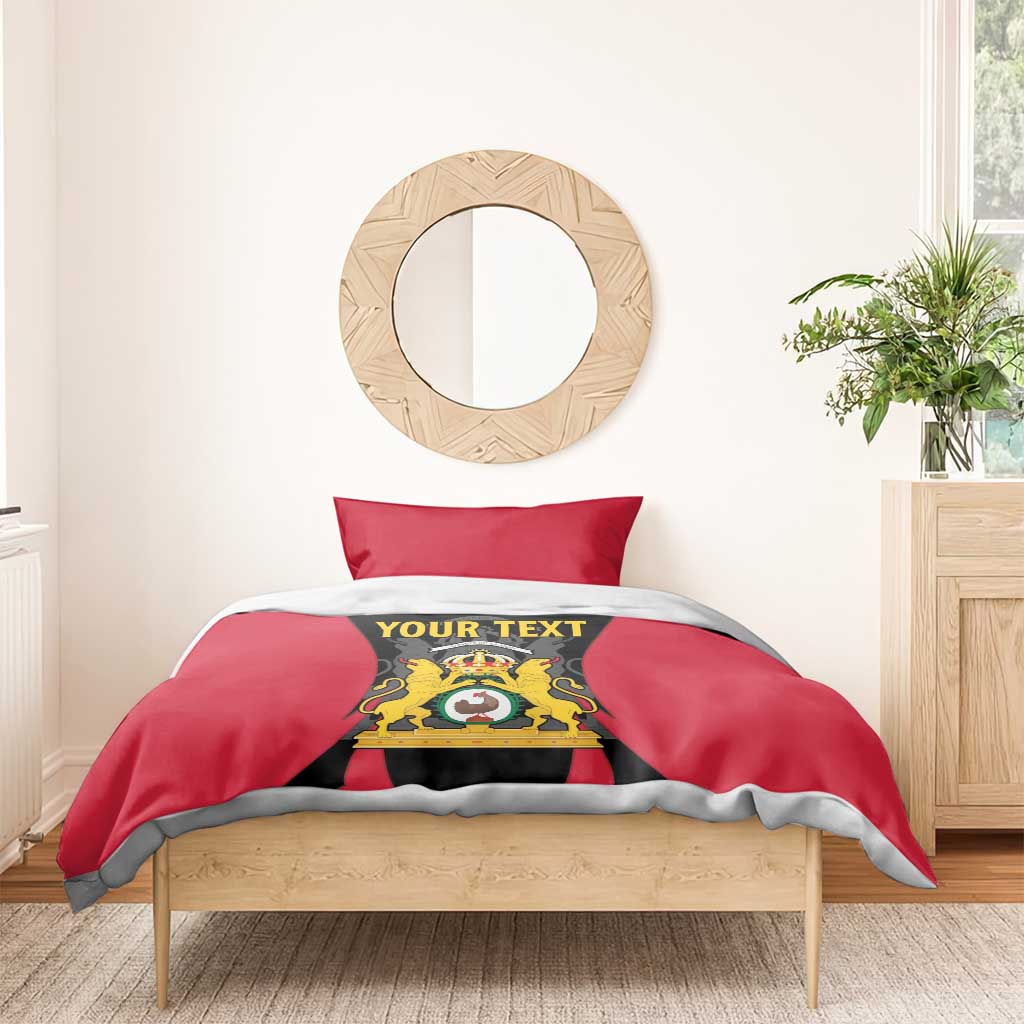 Personalised First Empire Of Haiti Bedding Set Coat Of Arms Sporty Style