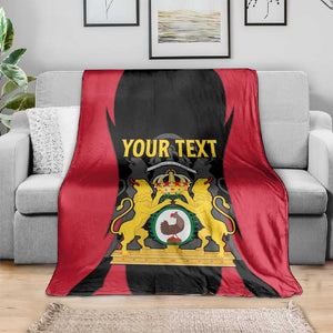 Personalised First Empire Of Haiti Blanket Coat Of Arms Sporty Style