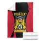 Personalised First Empire Of Haiti Blanket Coat Of Arms Sporty Style