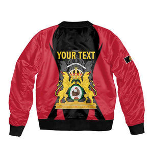 Personalised First Empire Of Haiti Bomber Jacket Coat Of Arms Sporty Style