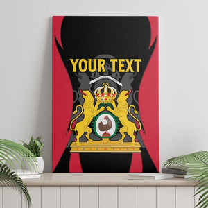 Personalised First Empire Of Haiti Canvas Wall Art Coat Of Arms Sporty Style