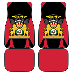 Personalised First Empire Of Haiti Car Mats Coat Of Arms Sporty Style