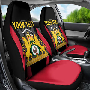 Personalised First Empire Of Haiti Car Seat Cover Coat Of Arms Sporty Style