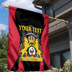 Personalised First Empire Of Haiti Garden Flag Coat Of Arms Sporty Style