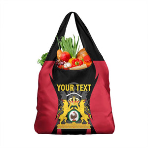 Personalised First Empire Of Haiti Grocery Bag Coat Of Arms Sporty Style