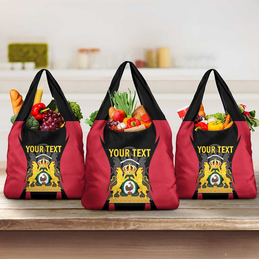 Personalised First Empire Of Haiti Grocery Bag Coat Of Arms Sporty Style