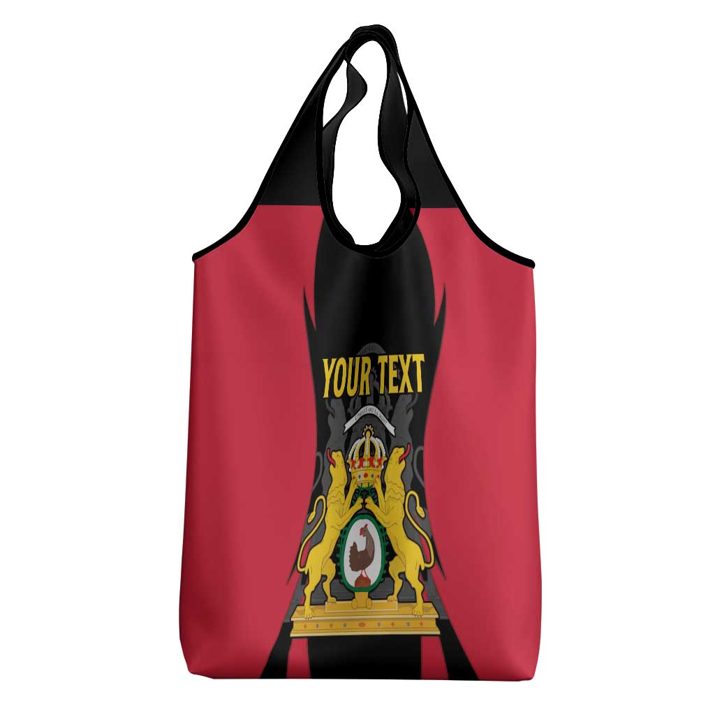 Personalised First Empire Of Haiti Grocery Bag Coat Of Arms Sporty Style