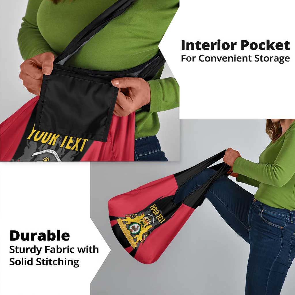 Personalised First Empire Of Haiti Grocery Bag Coat Of Arms Sporty Style