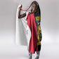 Personalised First Empire Of Haiti Hooded Blanket Coat Of Arms Sporty Style