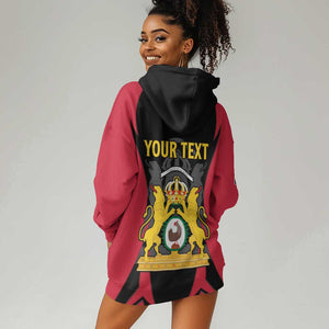 Personalised First Empire Of Haiti Hoodie Dress Coat Of Arms Sporty Style