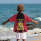 Personalised First Empire Of Haiti Kid Hawaiian Shirt Coat Of Arms Sporty Style