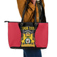 Personalised First Empire Of Haiti Leather Tote Bag Coat Of Arms Sporty Style