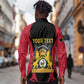 Personalised First Empire Of Haiti Long Sleeve Button Shirt Coat Of Arms Sporty Style