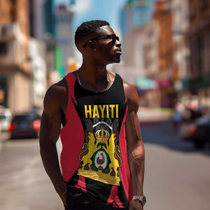 Personalised First Empire Of Haiti Men Tank Top Coat Of Arms Sporty Style