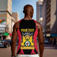 Personalised First Empire Of Haiti Men Tank Top Coat Of Arms Sporty Style