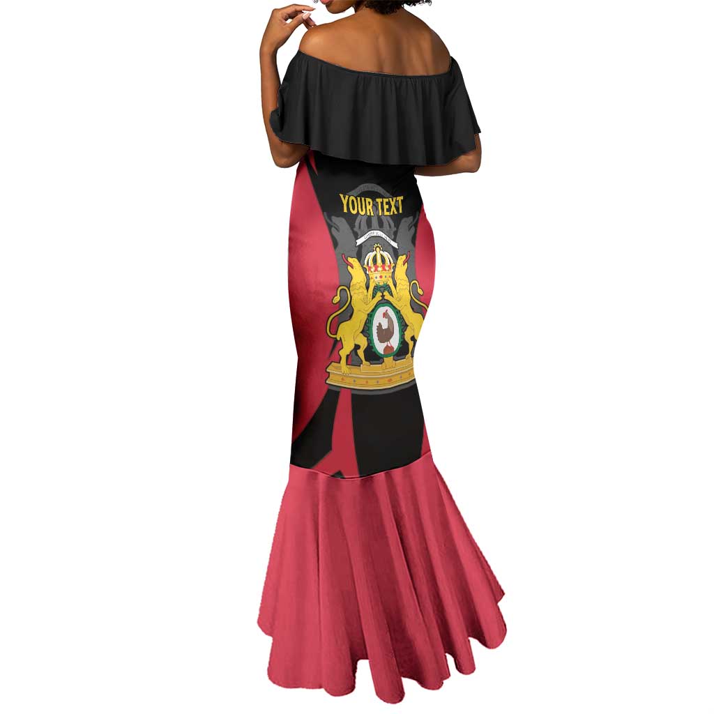 Personalised First Empire Of Haiti Mermaid Dress Coat Of Arms Sporty Style