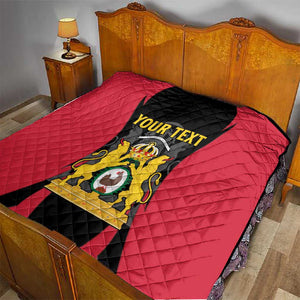 Personalised First Empire Of Haiti Quilt Coat Of Arms Sporty Style