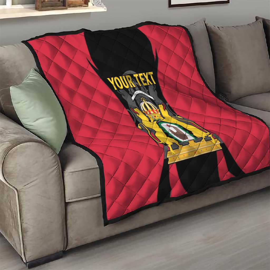 Personalised First Empire Of Haiti Quilt Coat Of Arms Sporty Style