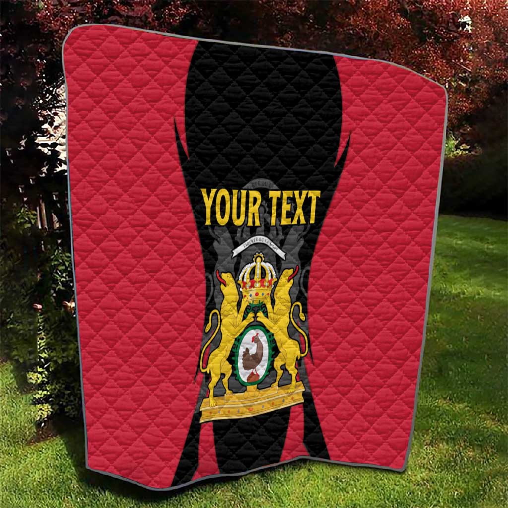 Personalised First Empire Of Haiti Quilt Coat Of Arms Sporty Style