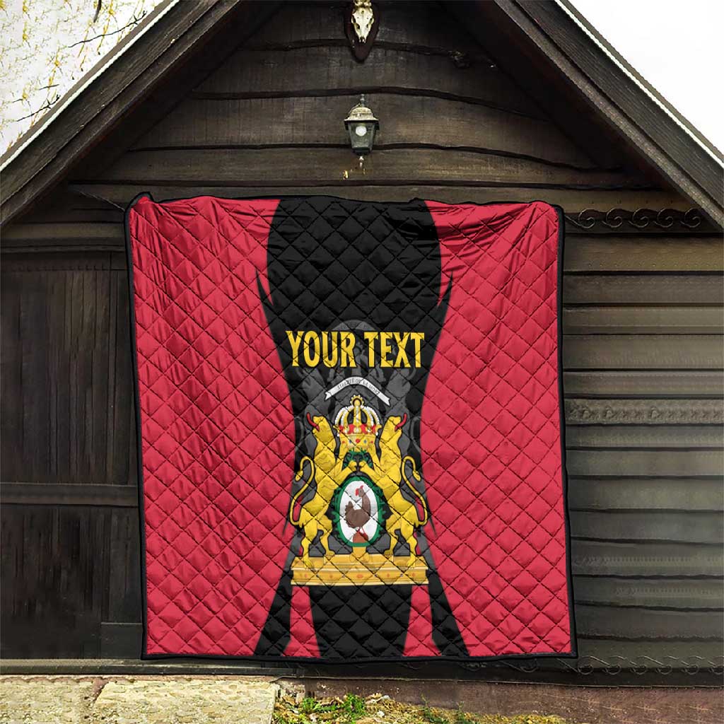 Personalised First Empire Of Haiti Quilt Coat Of Arms Sporty Style