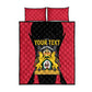 Personalised First Empire Of Haiti Quilt Bed Set Coat Of Arms Sporty Style