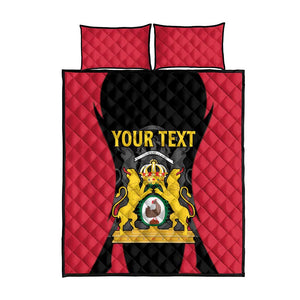 Personalised First Empire Of Haiti Quilt Bed Set Coat Of Arms Sporty Style