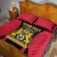 Personalised First Empire Of Haiti Quilt Bed Set Coat Of Arms Sporty Style