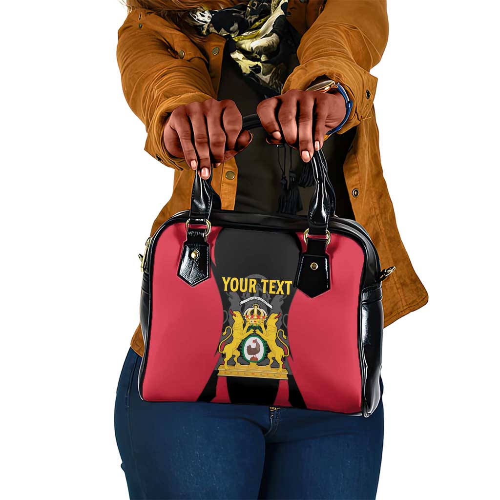 Personalised First Empire Of Haiti Shoulder Handbag Coat Of Arms Sporty Style