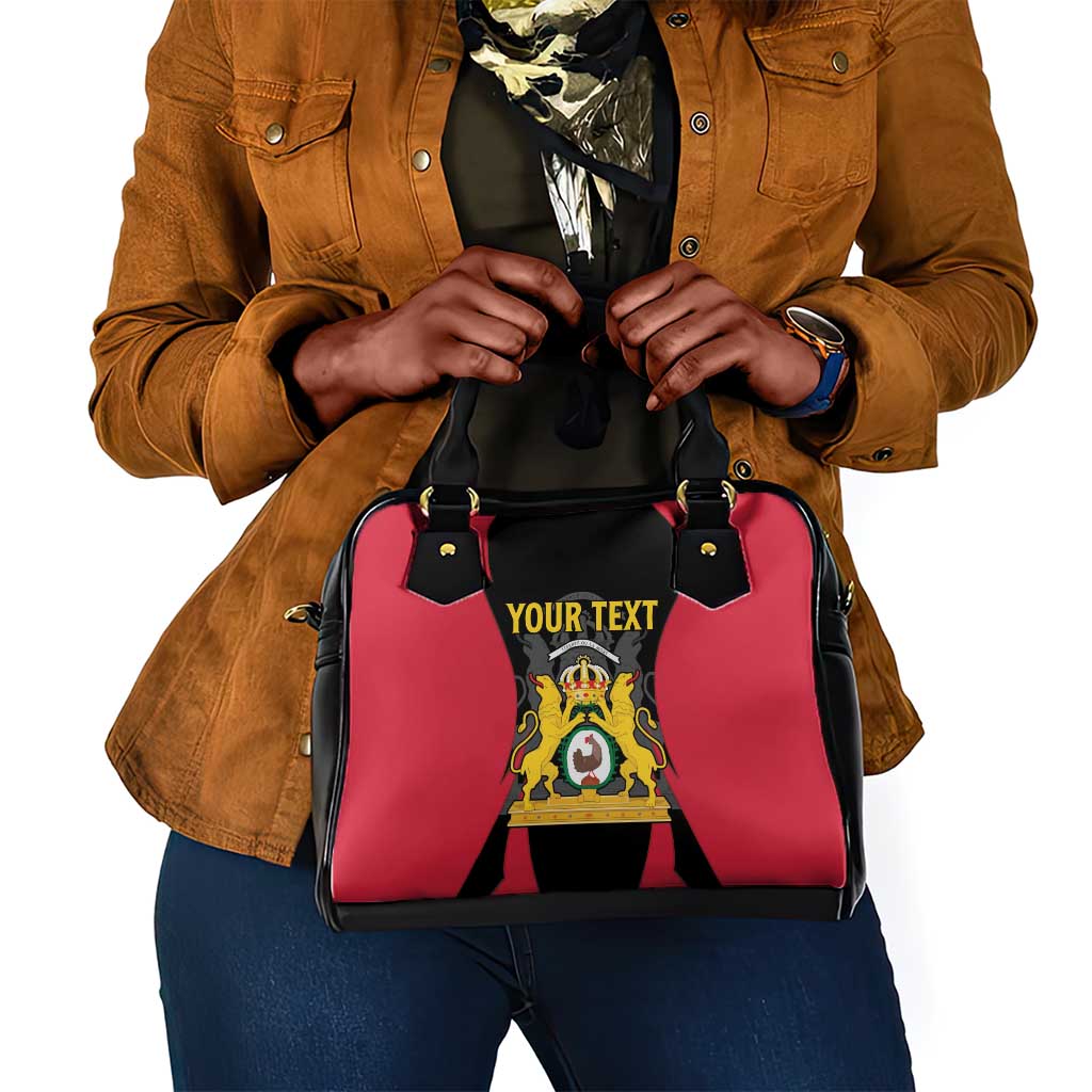 Personalised First Empire Of Haiti Shoulder Handbag Coat Of Arms Sporty Style