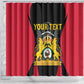Personalised First Empire Of Haiti Shower Curtain Coat Of Arms Sporty Style