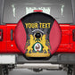 Personalised First Empire Of Haiti Spare Tire Cover Coat Of Arms Sporty Style
