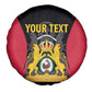 Personalised First Empire Of Haiti Spare Tire Cover Coat Of Arms Sporty Style
