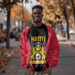 Personalised First Empire Of Haiti Sweatshirt Coat Of Arms Sporty Style
