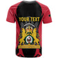 Personalised First Empire Of Haiti T shirt Coat Of Arms Sporty Style