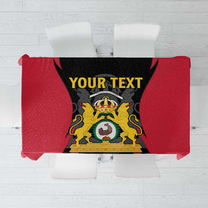Personalised First Empire Of Haiti Tablecloth Coat Of Arms Sporty Style