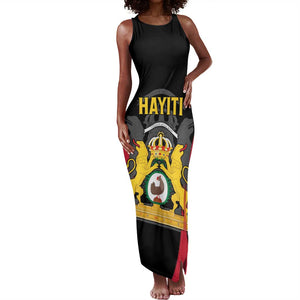 Personalised First Empire Of Haiti Tank Maxi Dress Coat Of Arms Sporty Style