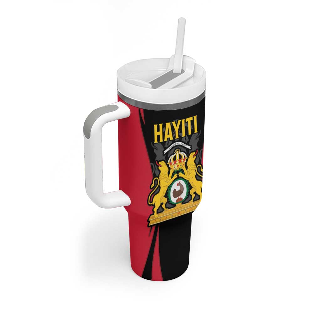 Personalised First Empire Of Haiti Tumbler With Handle Coat Of Arms Sporty Style